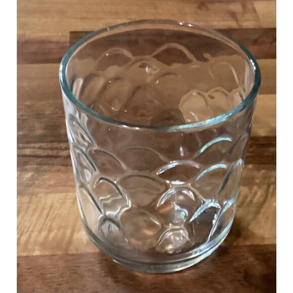 Vintage Libbey Urban Polka Dots Thumbprint Clear Glass Rocks 3.5” Set Of 4 - Picture 9 of 10